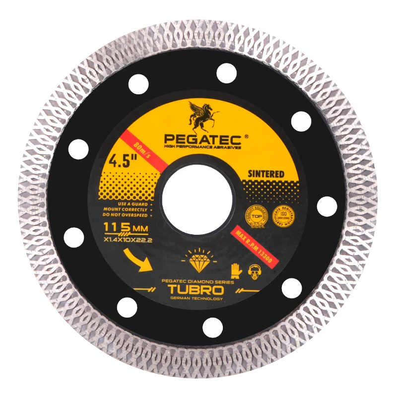 4.5' 115X10X22.2MM cutter saw blade turbo saw blade