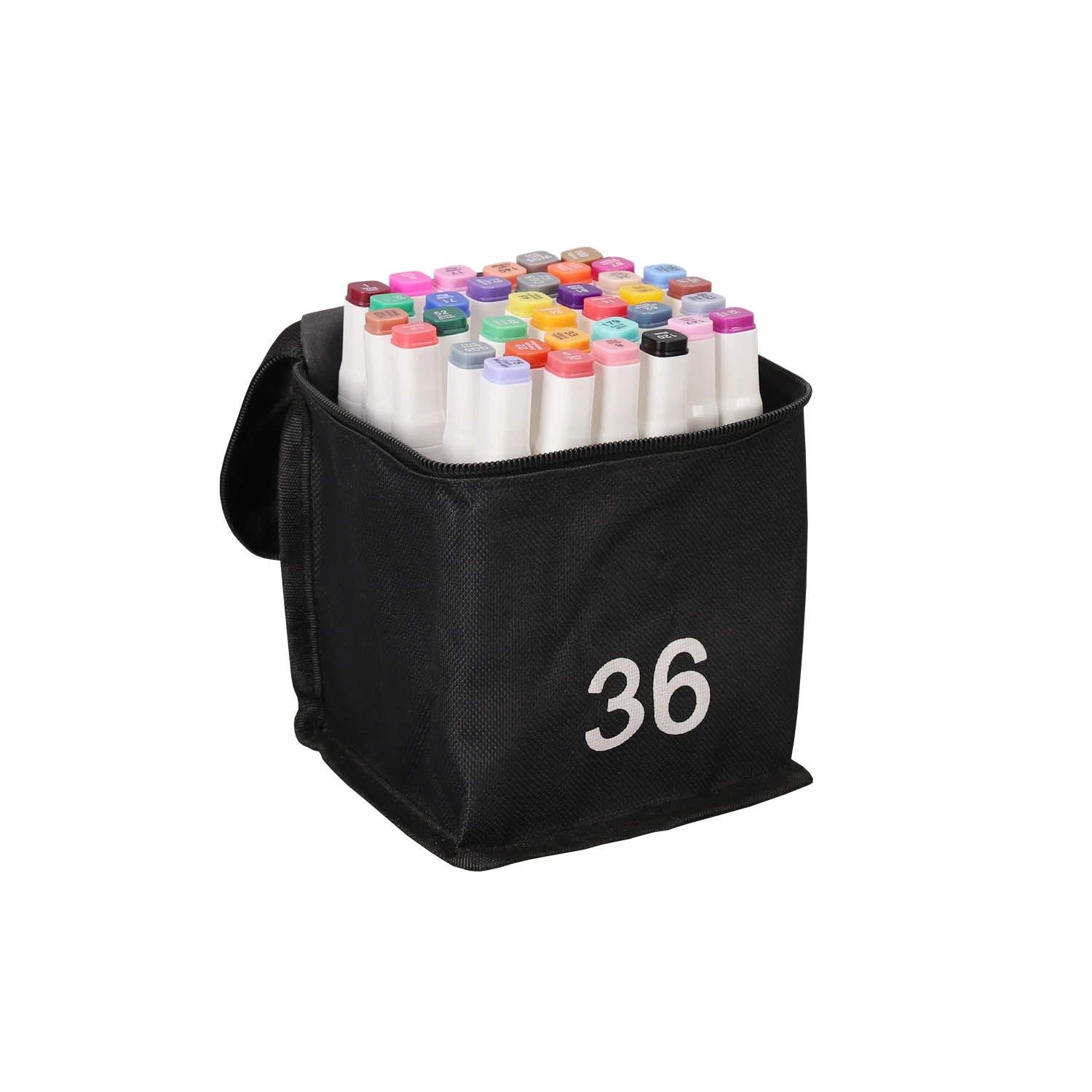 HB-707 Hot Sale Color Art Marker School Painting Marker Water Color Pen for Kids 24 Color to 204 Colors Stationery Set OEM