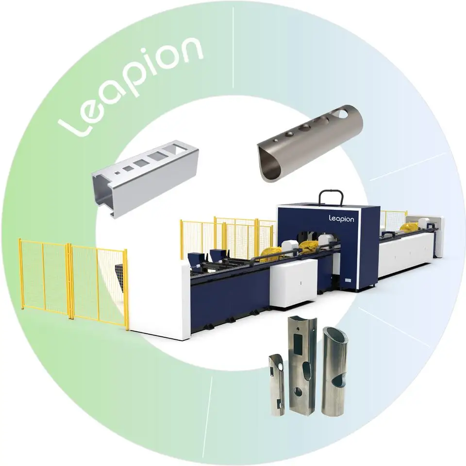 LF-6036AT4 Automatic Tube Laser Cutting Machine Bevel Fiber Laser Tube Cutting Machine