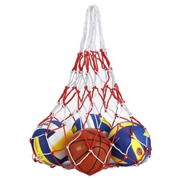 5 mm Nylon 10 Balls Carry Net Bag Soccer Basketball Hoop Mesh Net bag Sports Portable Balls Volleyball Outdoor football bag