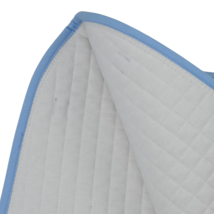 Professional Equestrian Factory Supply  High Quality Light Blue Dressage Cob Saddle Pad Wholesale Numnahs