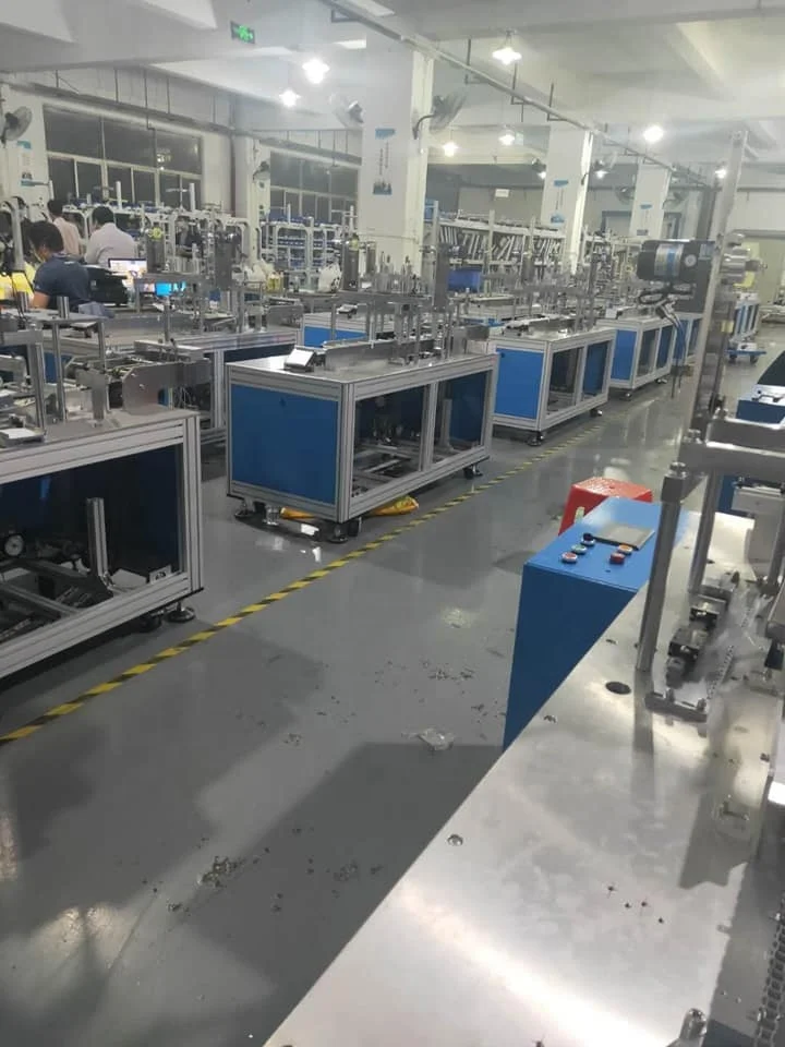 Full Automatic 3 layer  N95 KN95 KF94 FFP Disposable Surgical Medical Face Mask Machine production line manufacturing equipment