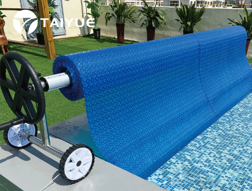 12ft Round Solar Pool Cover, Easy Set Frame Pools Protector Above Ground Swimming Pool Protection Cover