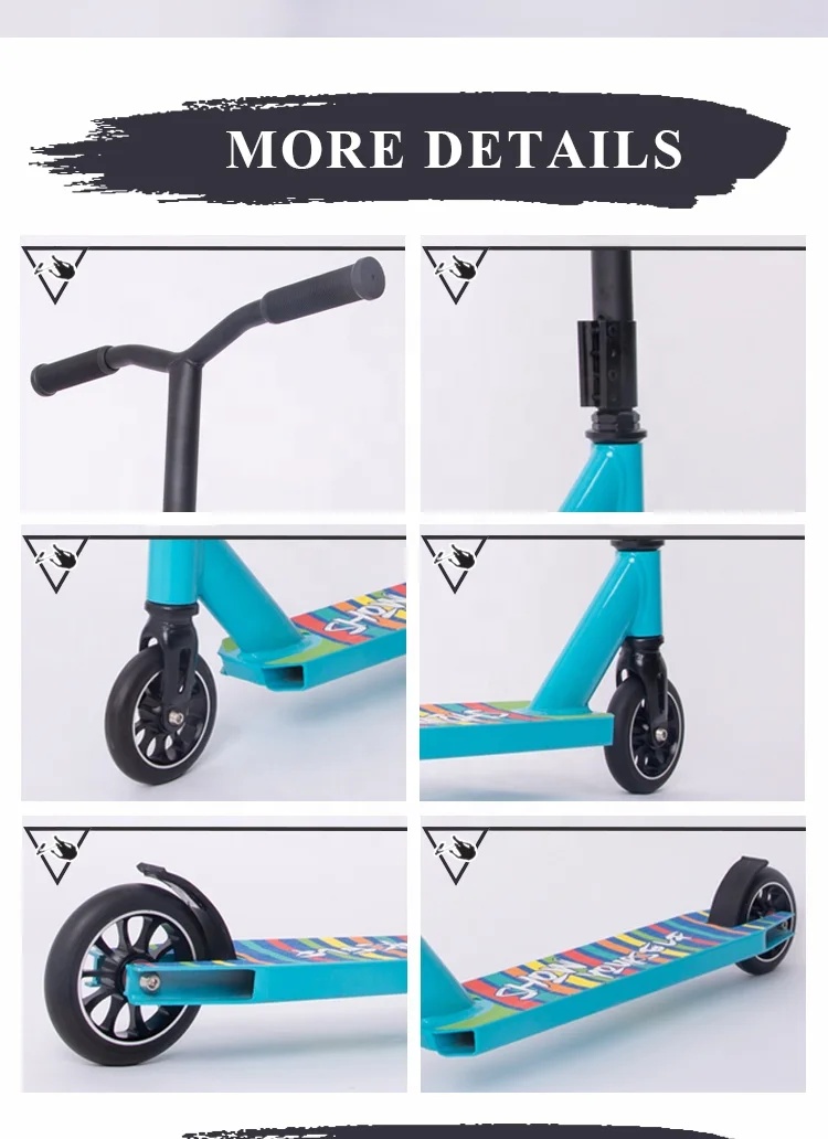 China Custom Aluminum Rainbow 360 Stunt Scooter Wheels