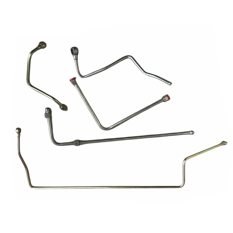 Manufacturing of bent metal stainless steel pipes for diesel engine return pipes and engine parts