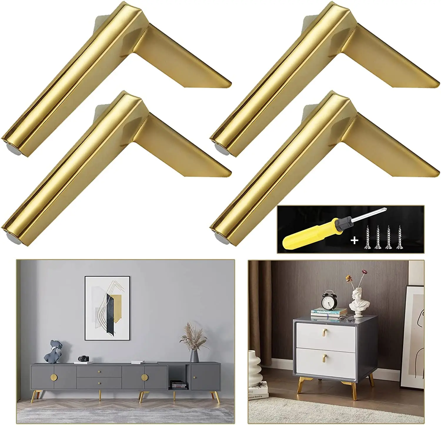 Modern Y shape hardware furniture supplies home accessories metal legs for furniture sturdy sofa accessories furniture hardware