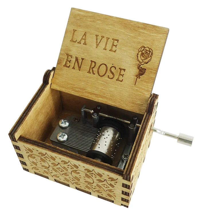 Деревянная музыкальная шкатулка Mini La Vie En Rose