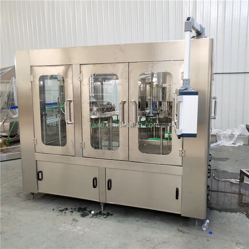 PET bottle pure water/mineral water flushing/filling/capping 3 in 1 Machine (CGF 16-12-6)