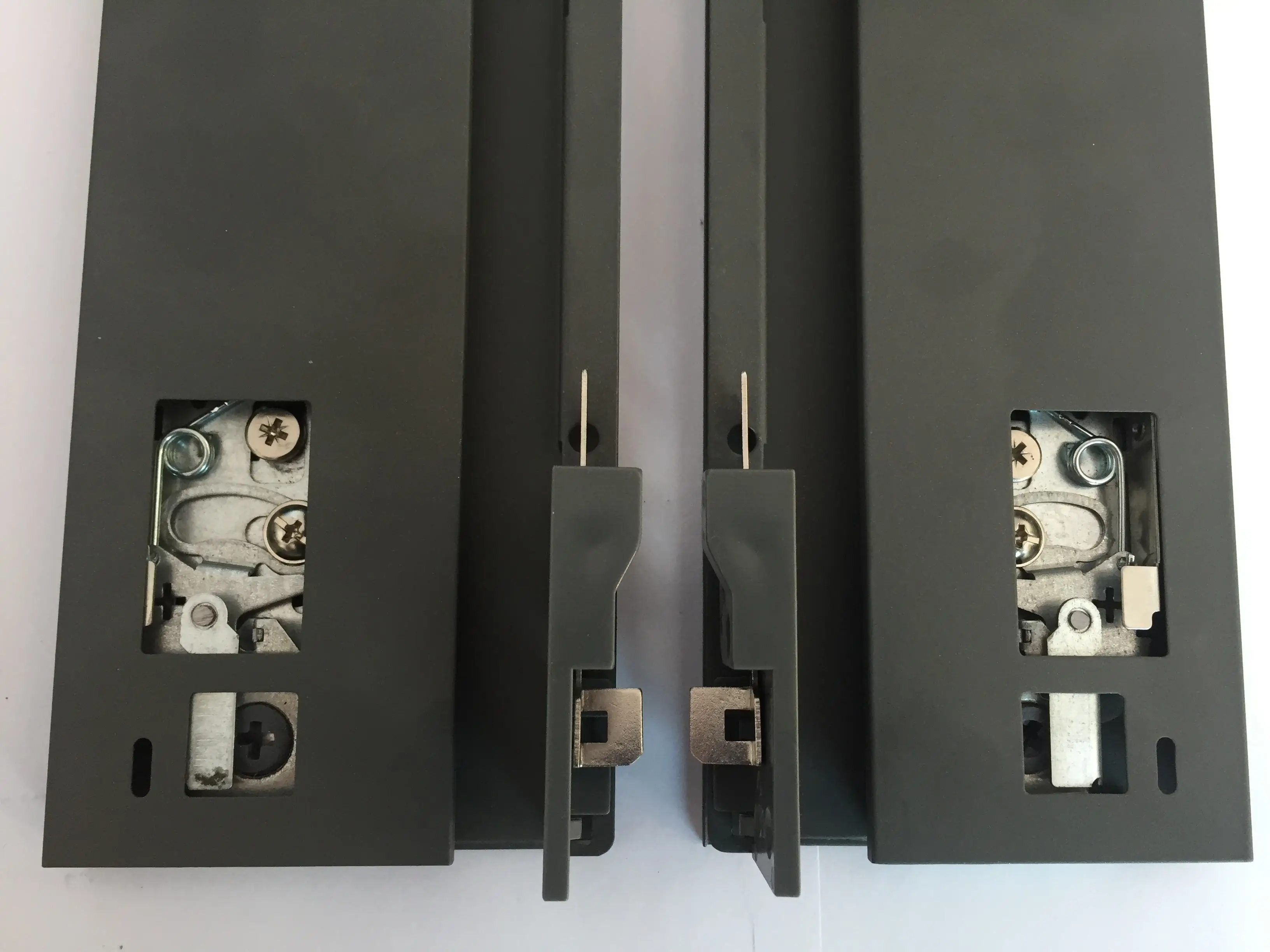 Kitchen Cabinet Slim Box Drawer Under Mount Slide Rails Metal Box Bottom Mount Soft Close Drawer Slide