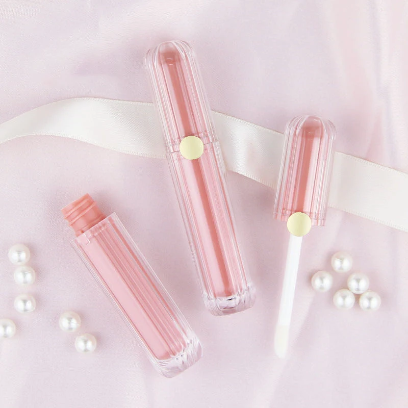 Оптовая продажа, пустой тюбик для блеска для губ, прозрачный тюбик для блеска для губ, частная этикетка на заказ