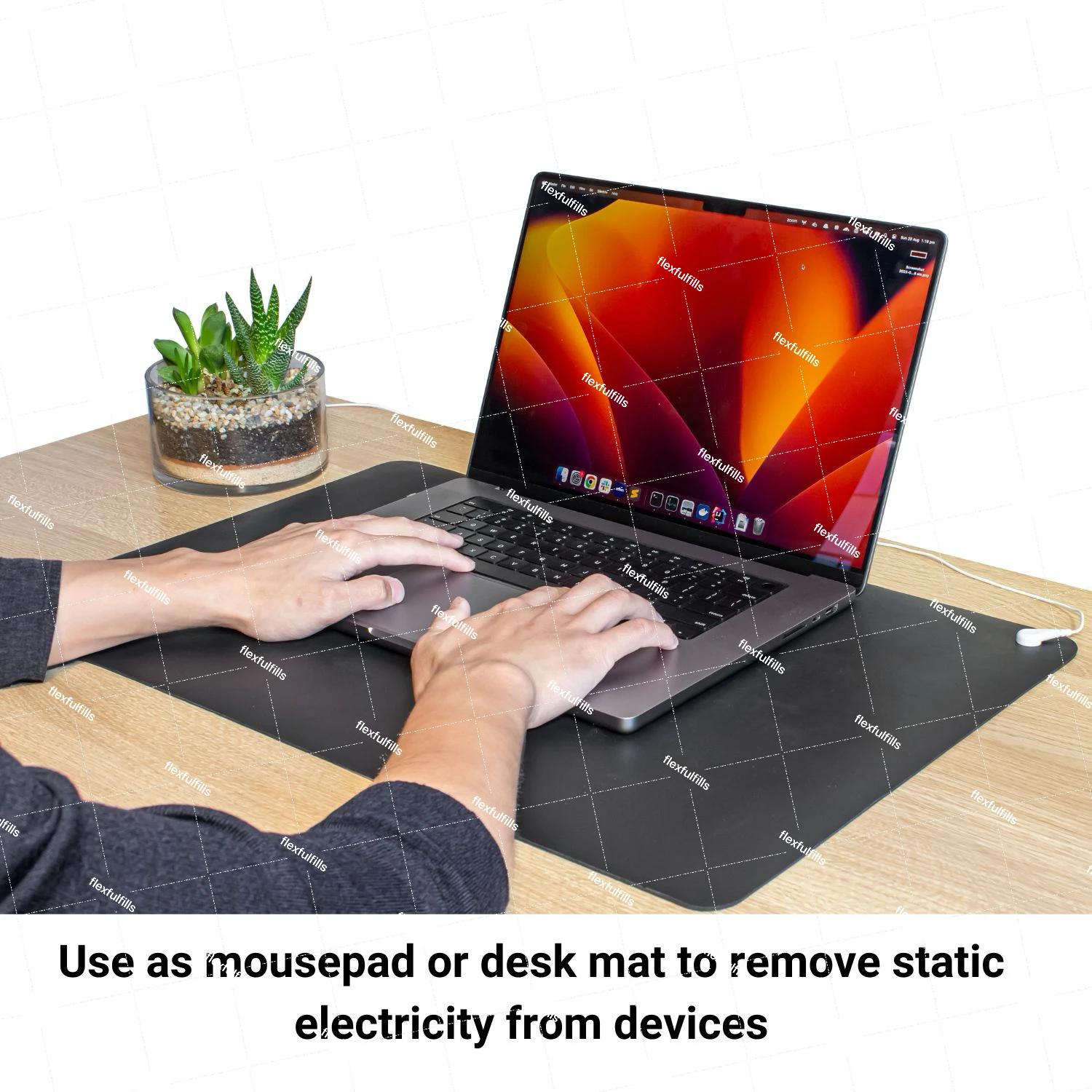 ESD 33*60cm Earthing Mat for Vital Grounding & Protection Exercise & Training Mats