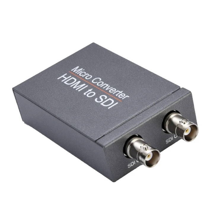 1080P SDI to HDMI Adapter Converter SDI to HDMI Mini Converter Adapter Female BNC to HDMI for Camera Home Theater