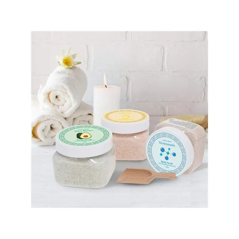 Sea Salt Body Scrub 500g Moisturizing Exfoliating Body Bath salt scrub Whitening Sea Salt Facial Body Scrub