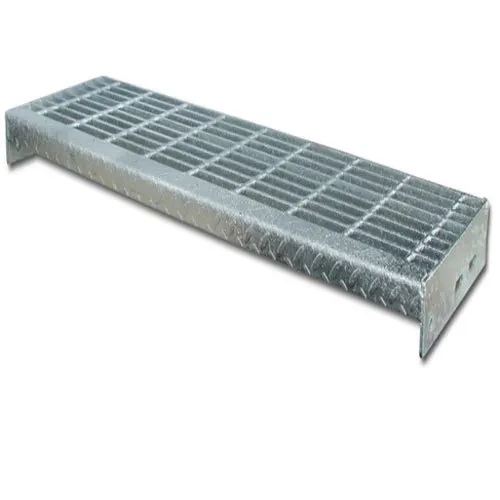 Grating Galvanized Metal Steps Steel Stair Tread