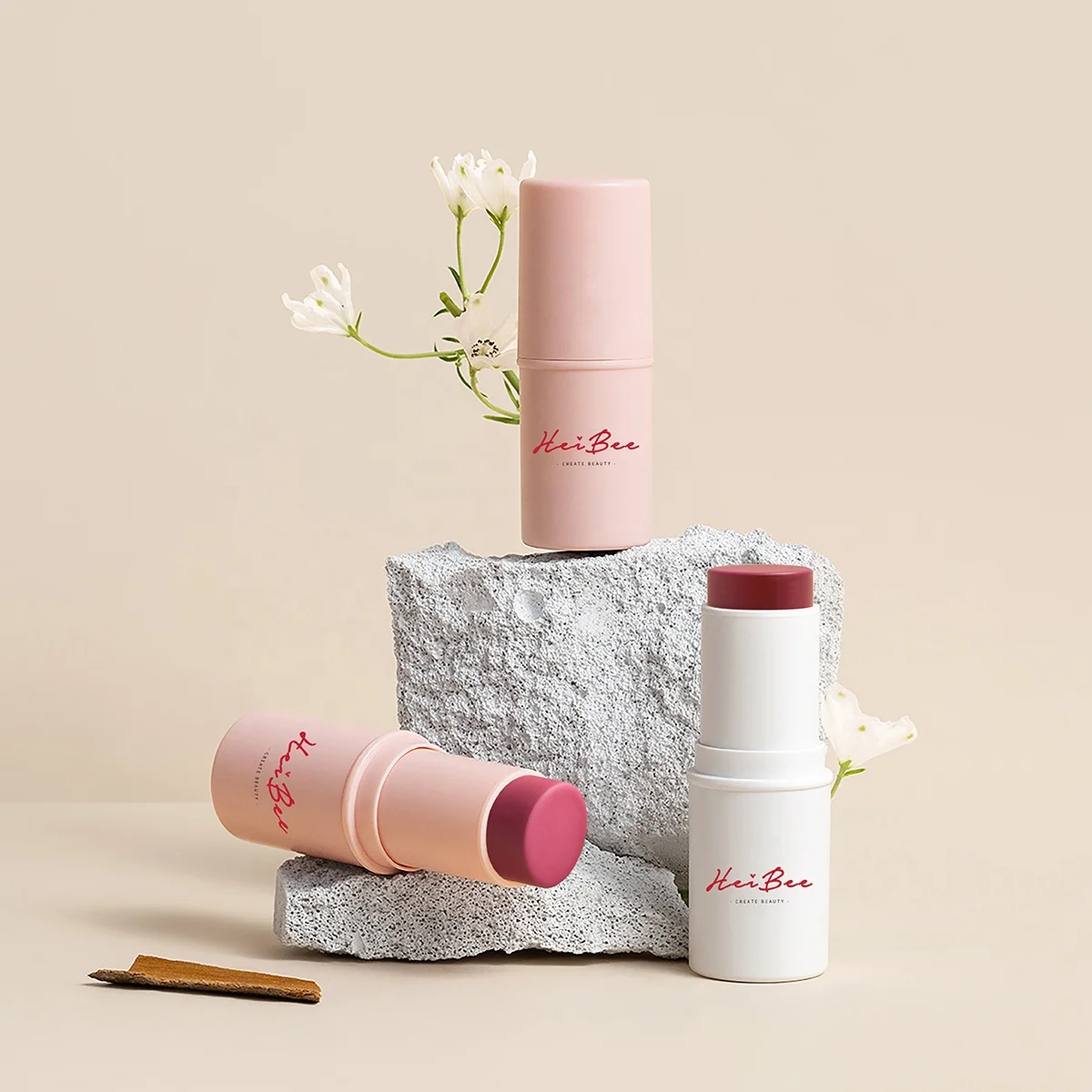 Create Your Own Logo Cruelty Free Face Makeup Highlighter Blusher Private Label Waterproof Liquid Blush Sticks Vegan Cream Blush