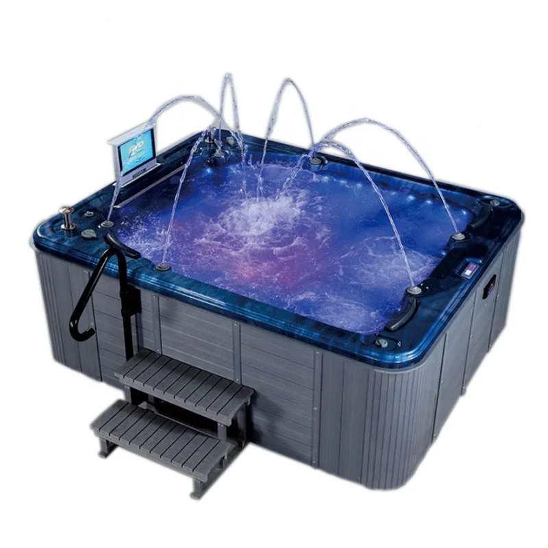 Заводская уличная ванна для плавания jet spa гидромассажная Ванна 3 человек
