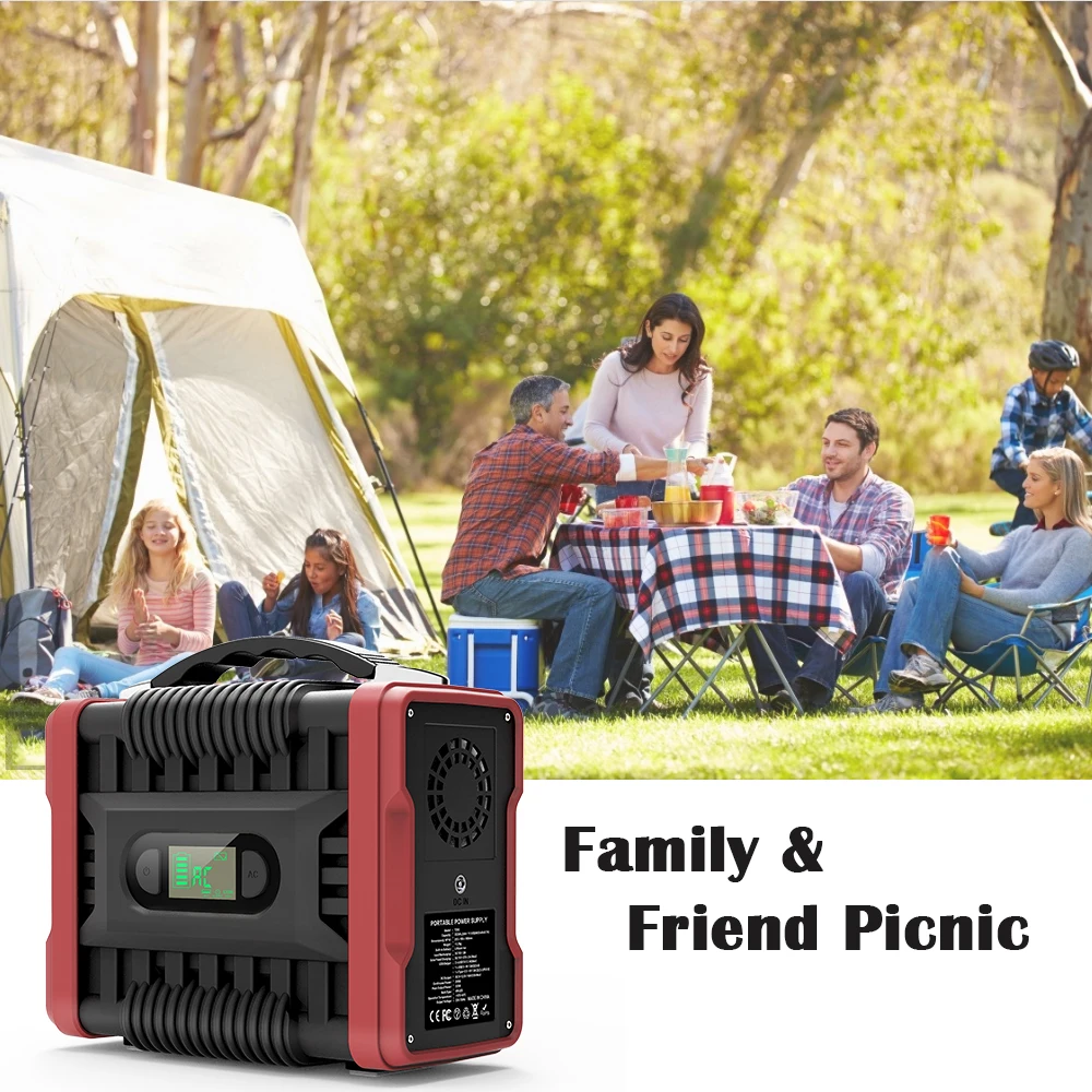 Wholesale Outdoor Camp Mini Portable Home Power Station Lithium Battery With Led Light