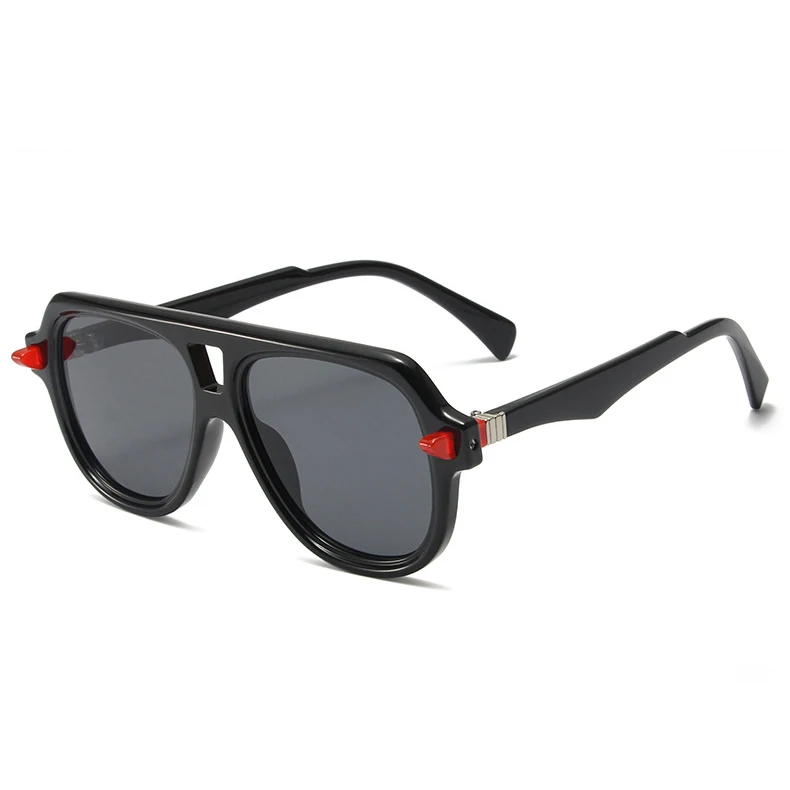 Stylish Large Frame  Retro Vogue Party Flat Top pilot Sunglasses Fashion Men And Women Sunglasses