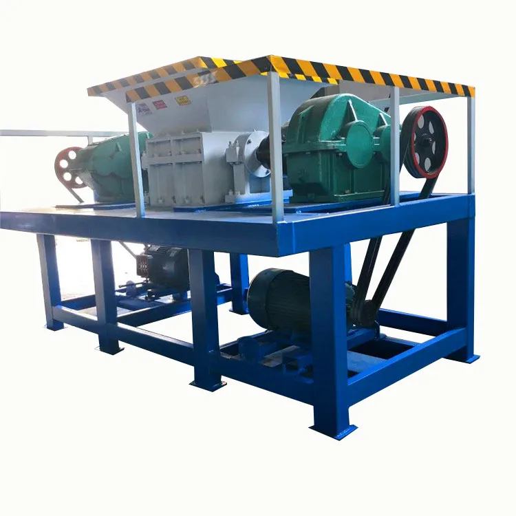 rubber Crumb Tire Shredders double shaft truck rubber car tire shredder machine for sale