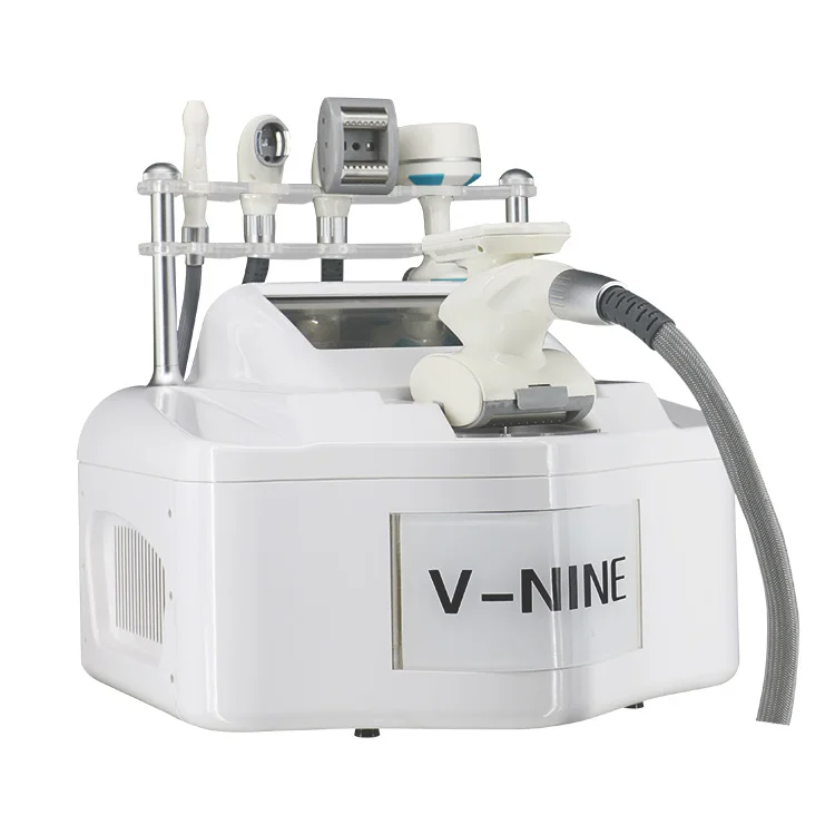 Newest V9 vline body shape +Cavitation + RF+Vacuum Roller+BIO+vela slimming fat loss skin tightening Machine