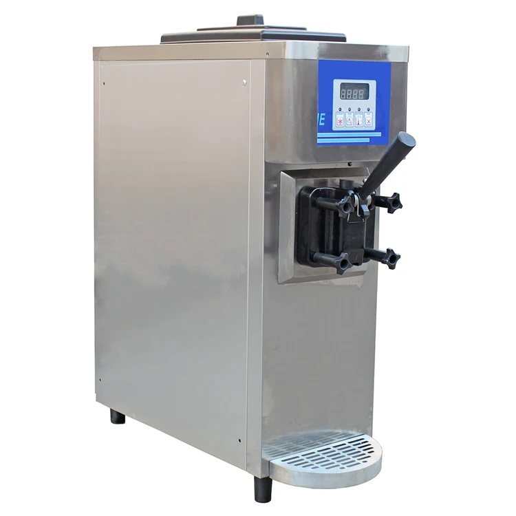 Commercial snack machine single flavor counter top table top small soft serve ice cream machine