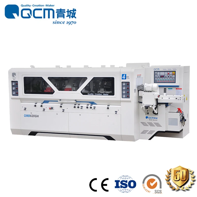  QMB620GH высокоскоростная четырехсторонняя формовочная машина деревянная Двусторонняя планировщик Рабочая 4 лицевая