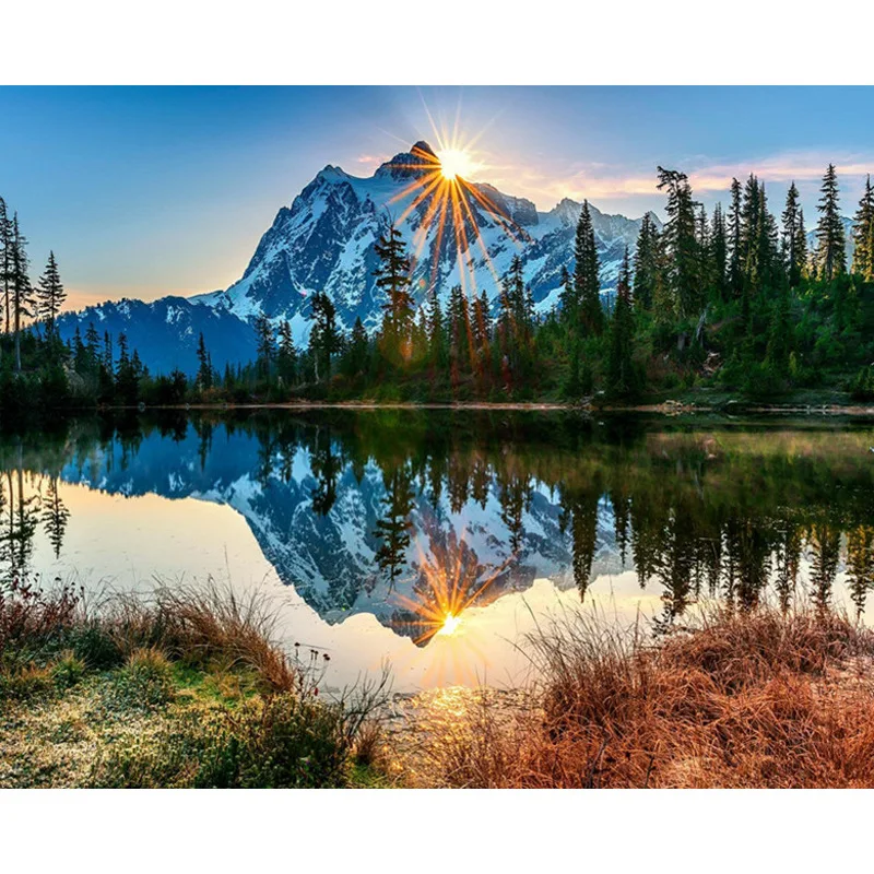 
Wholesale Paint by Numbers for Adults DIY Oil Painting Kit on Canvas Oil Painting Kit Acrylic Paint by Numbers 40*50cm 