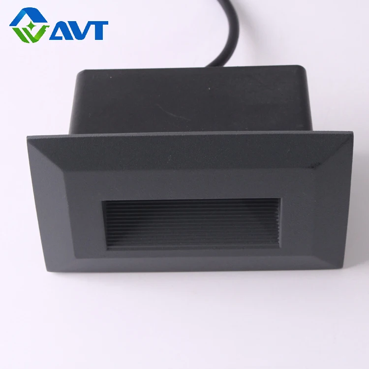 
Aluminium Recessed mounted LED Step light 120V 220V 3W Wall light for cinemar 