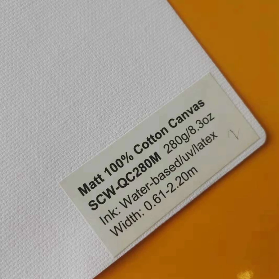 Printing Canvas Roll 110g-600g For Advertising Polyester or Cotton