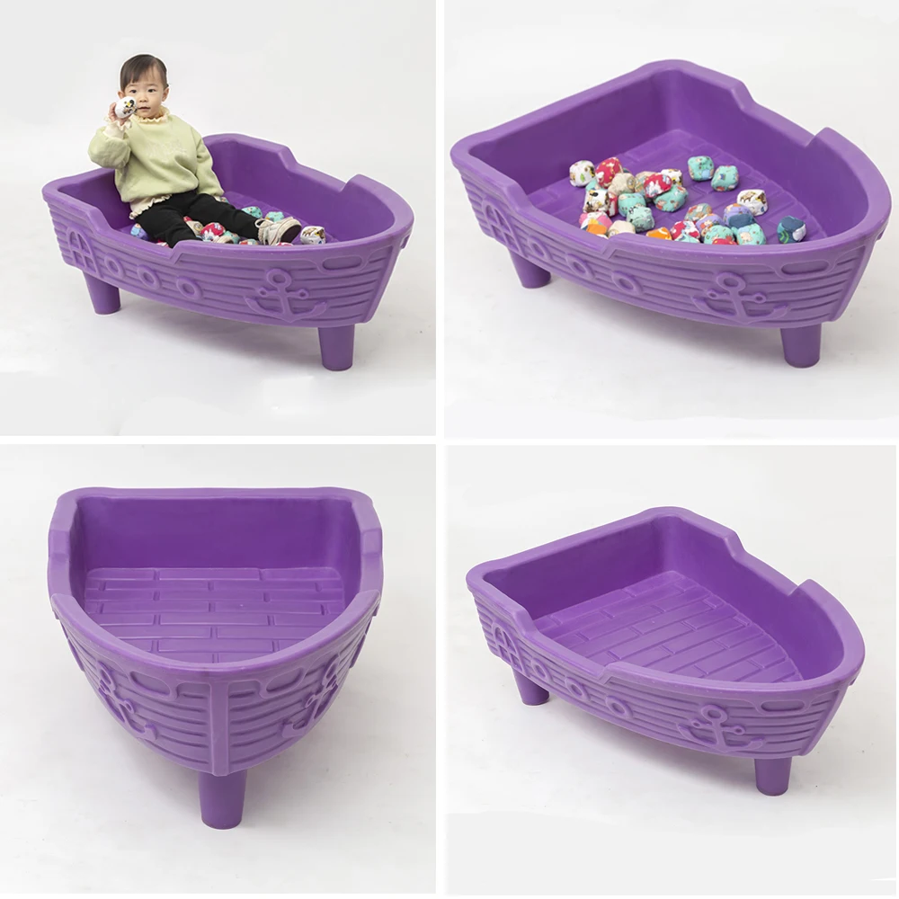 Cute plastic sandbox toys for children with various shapes plastic sandbox toys for kindergarten
