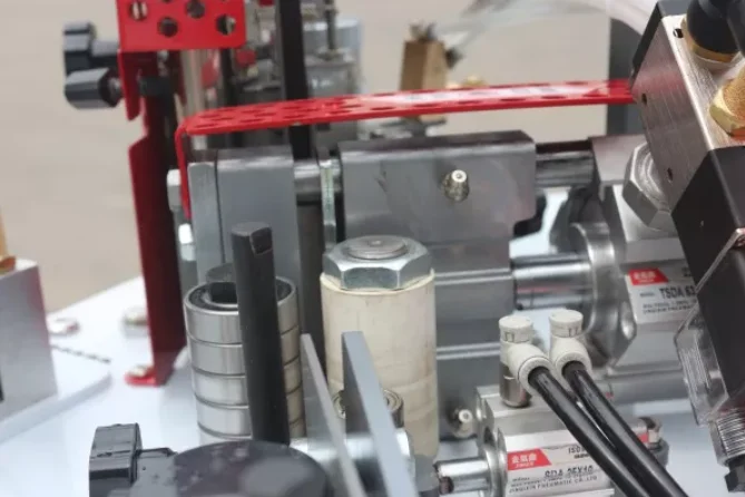 KN-700 edge banding machine wood furniture maker edge banding and trimming machine manual edgebander