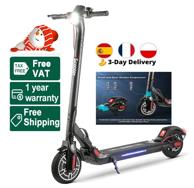 M5Pro electric scooter With Front and Rear Shock Absorber  42V, 350W,7.8AH,Europe Stock