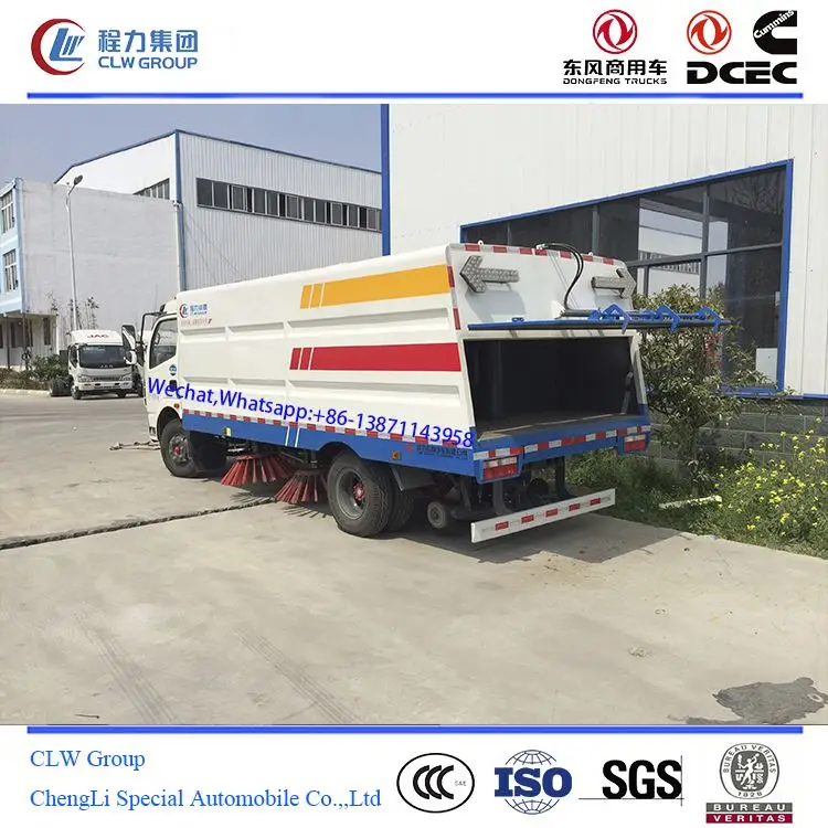 3 тонны на подметально-уборочную дорожную машину грузовик с 4 щетка Тип