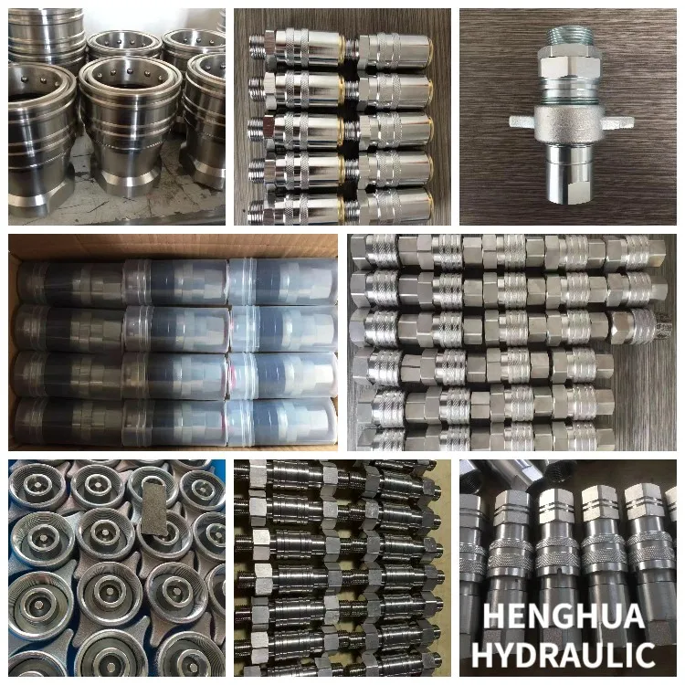 Seamless Hydraulic Connections ISO7241A Quick Connect Hose Fittings Hydraulic Quick Coupling