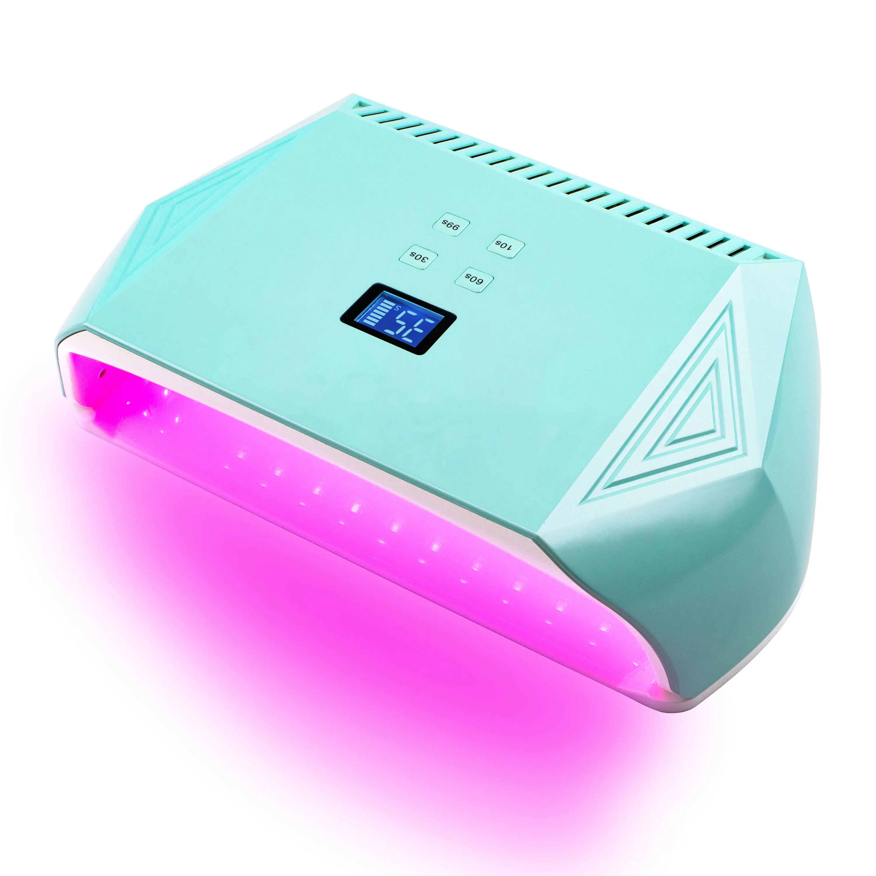 New 128W Powerful Mermaid Large Space DUAL HAND CORDLESS LED LIGHT UV nail lamp manufacturers with customize private label