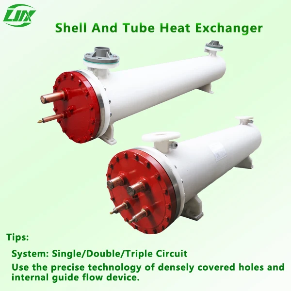 Marine Engine Heat Exchanger Water Air Heat Exchanger 316L Stainless Steel Shell and Tube Heat Exchanger for Water