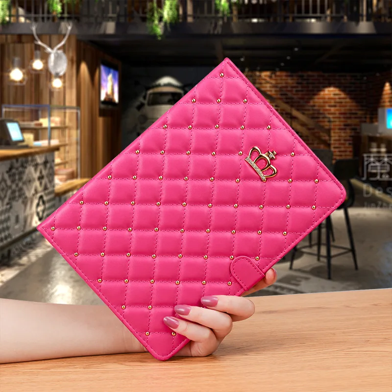 Diamond Tablet Case Flip Book Leather Smart Covers Case For ipad 9.7 Air2 Pro 10.5 Pro 11inch Mini 2 3 4 5 9th 10th Generation