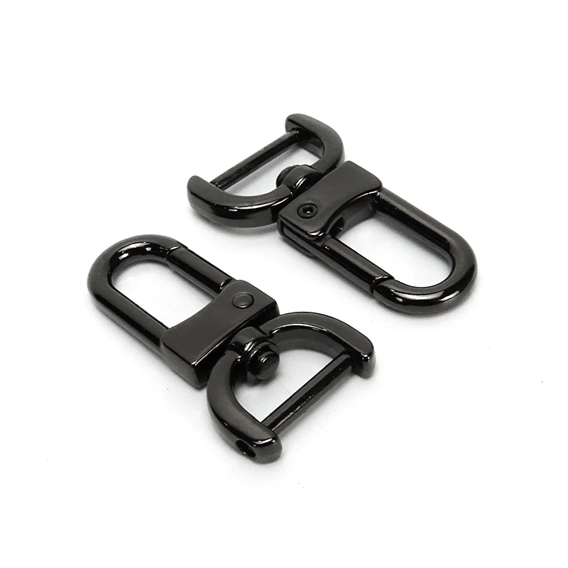 Luggage hardware accessories Zinc alloy gun color 1 inch plate buckle key chain bag shoulder belt buckle