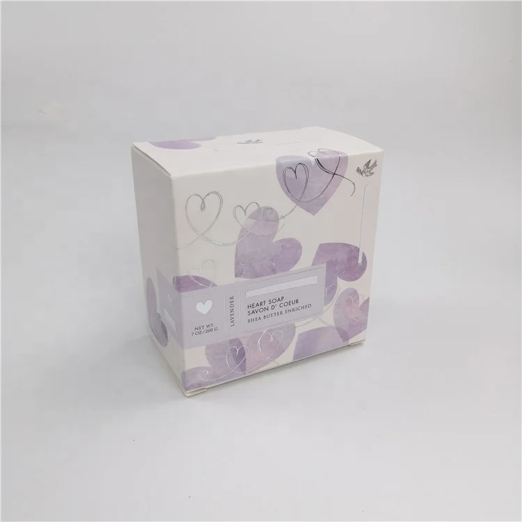 Wholesale Eco-friendly Printed Luxury Gift Kraft Paper Box Pulp Soap Packaging Boxes Paper Sleeve Soap Paper Cardboard Box