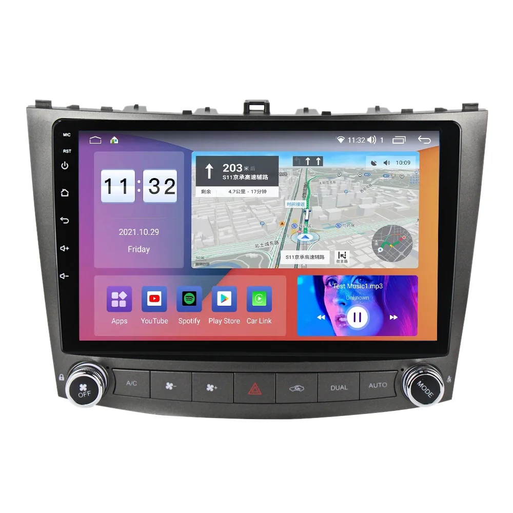 2DIN Android Car Video For Lexus IS250 IS300 IS200 IS220 IS350 2005-2013 Car Multimedia GPS Navigation QLED 7862