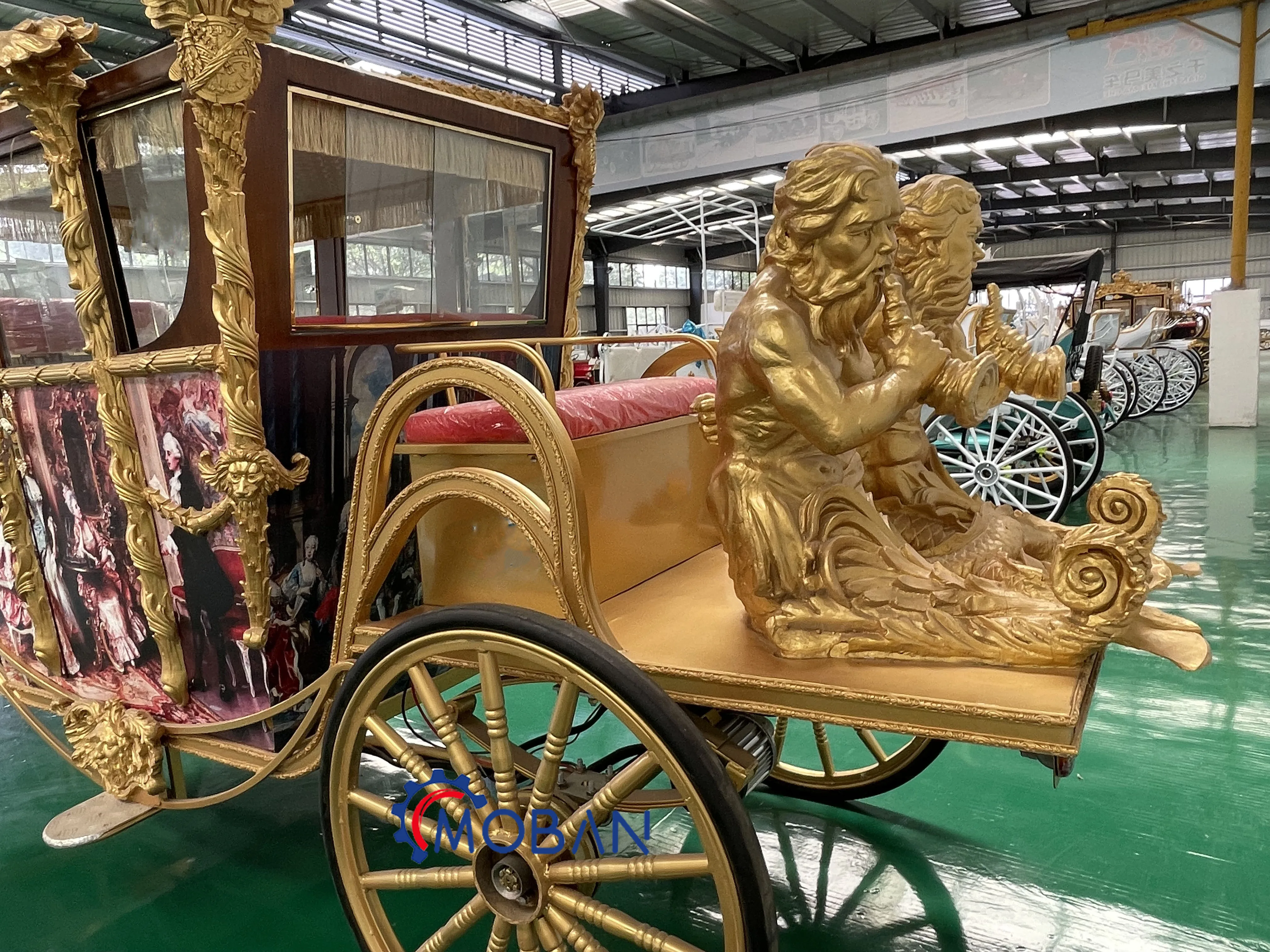 Hot Sale Travel Sightseeing Carriage Trolley Royal Horse Wagon Victoria Wedding Royal Horse Carriage On Sale