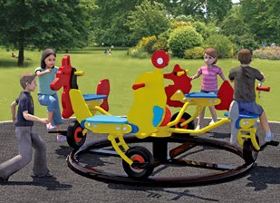 High Quality fun outdoor game merry go round merry go round Swivel chair for kids