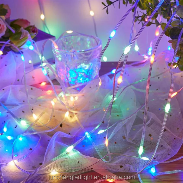 Decoracion de Navidad Leather Wire Led Garland Fairy Curtain Light