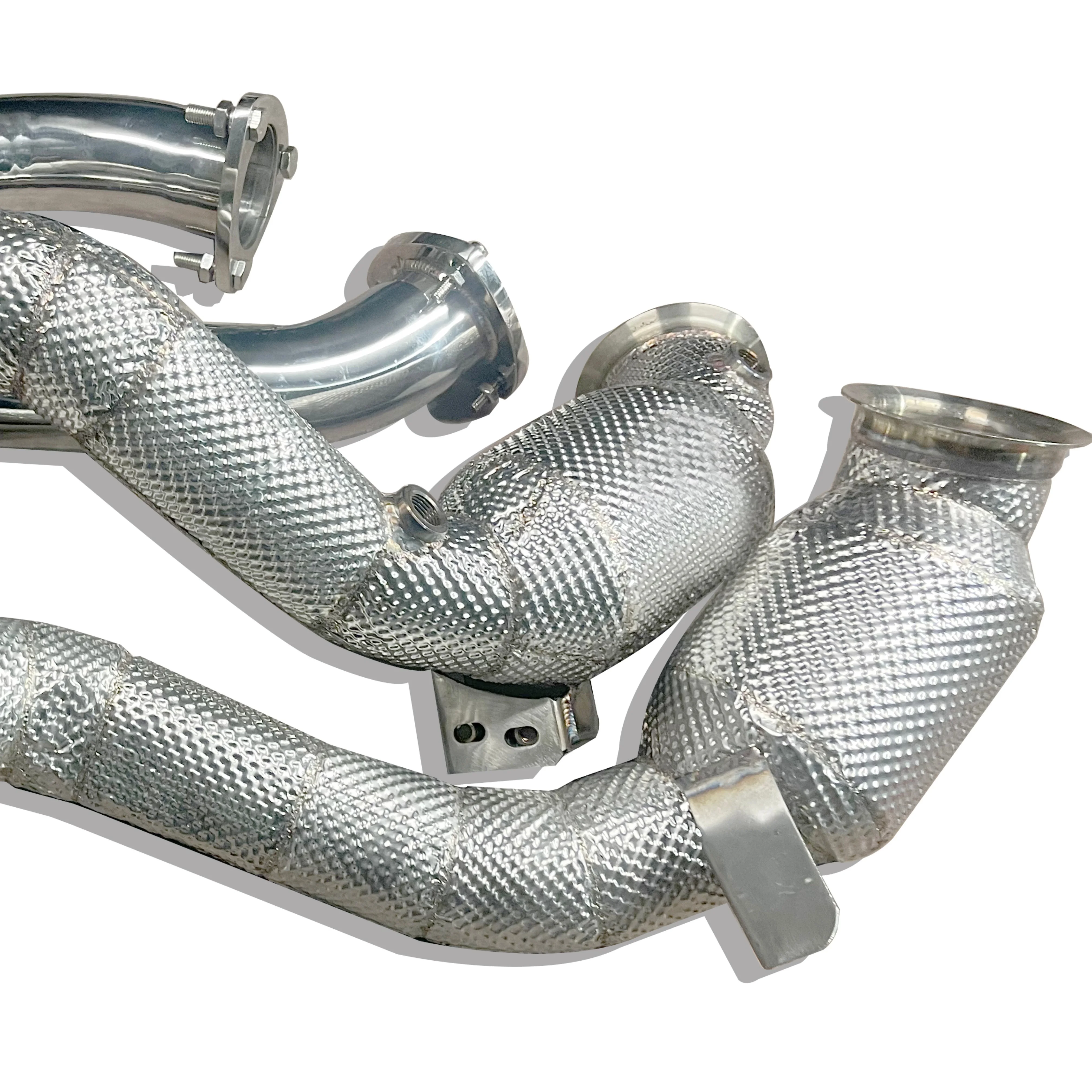 China Manufacturer front pipe catless downpipe for AstonMartin DB11/4.0T V8