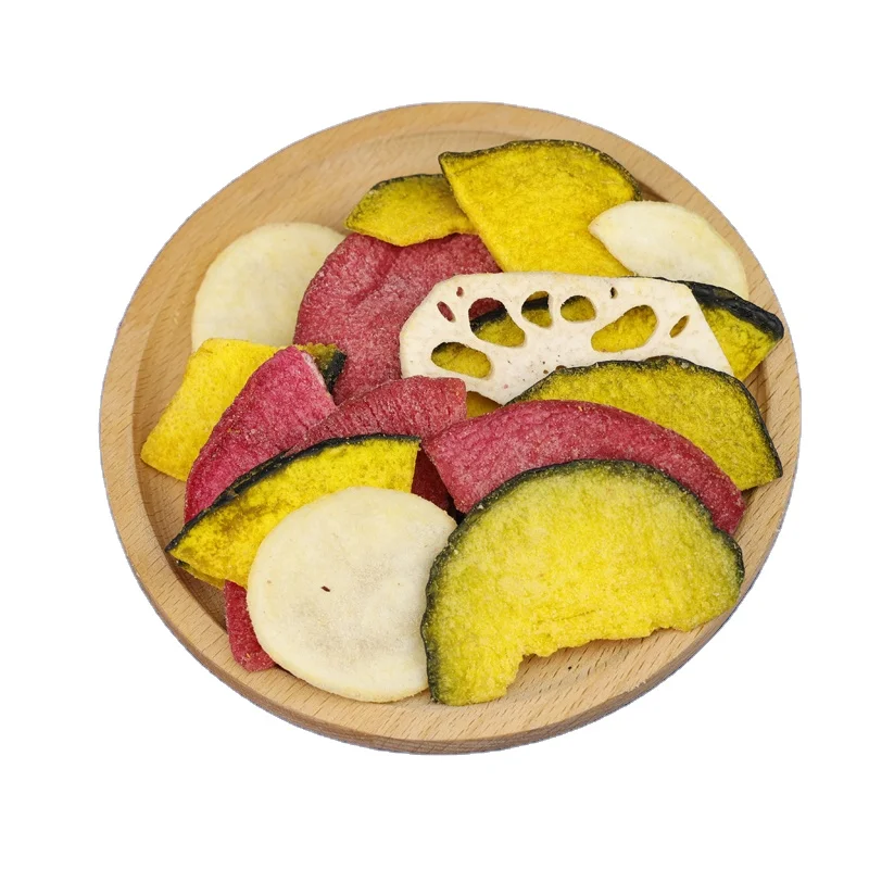 
Healthy Snack Sliced Shape Sweet Dried Fruit OEM Service Wholesales Vegetable Mix Dried Fruit Chips 