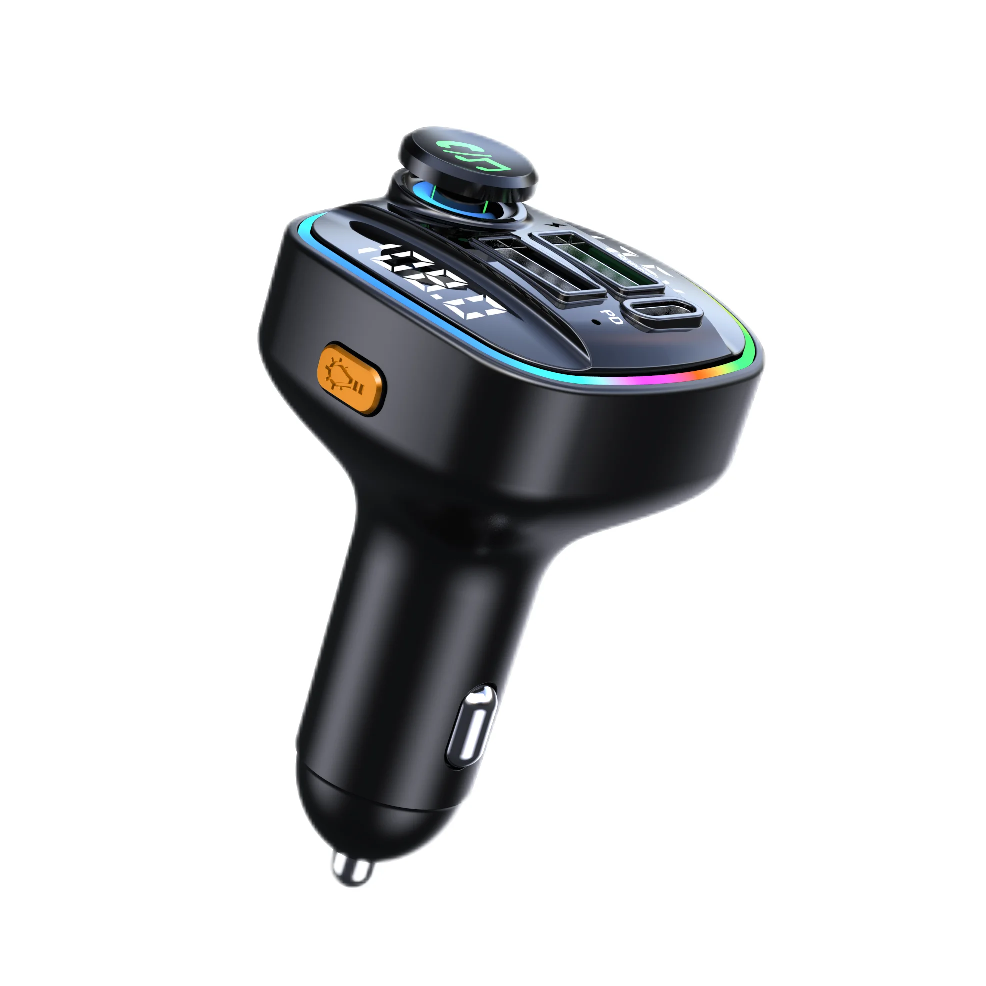 C22 FM Transmitter Handsfree Car Radio Modulator MP3 Player With 22.5W USB Super Quick Charge Adapter for Car