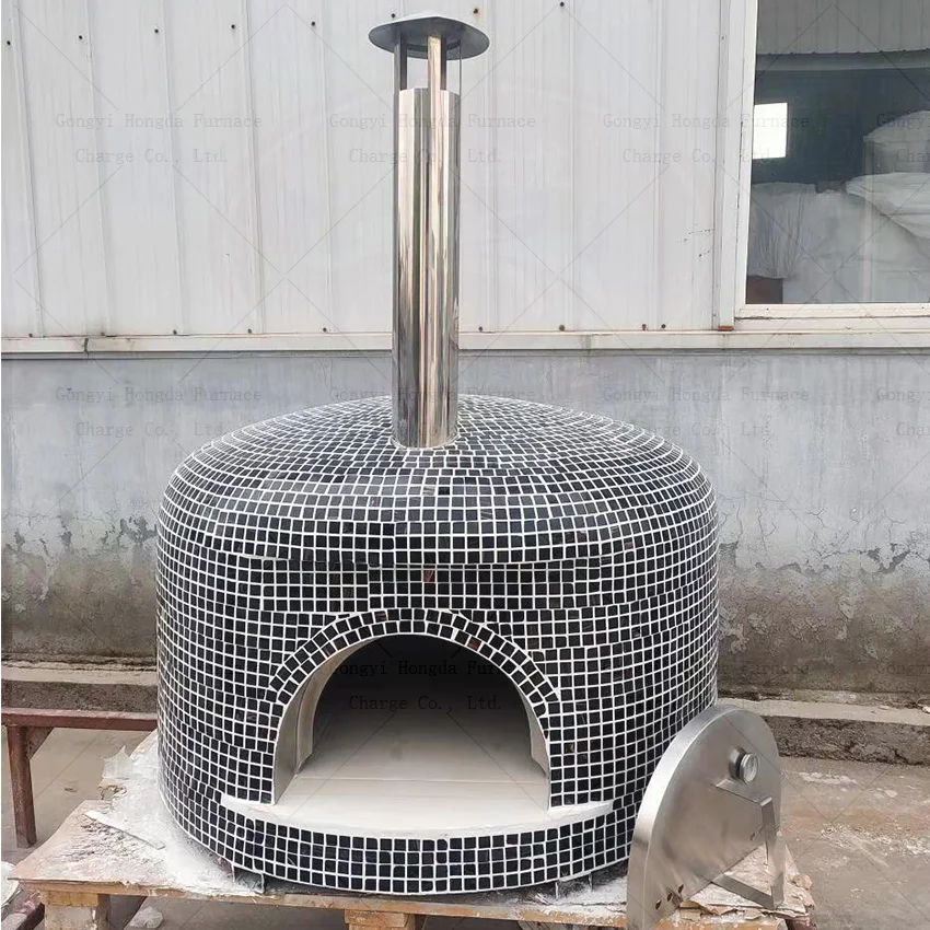 Garden Kitchen Big Round Oven Pizzas Bread 500 Degree Outdoor Woodfire Wood Fired Pizza Oven