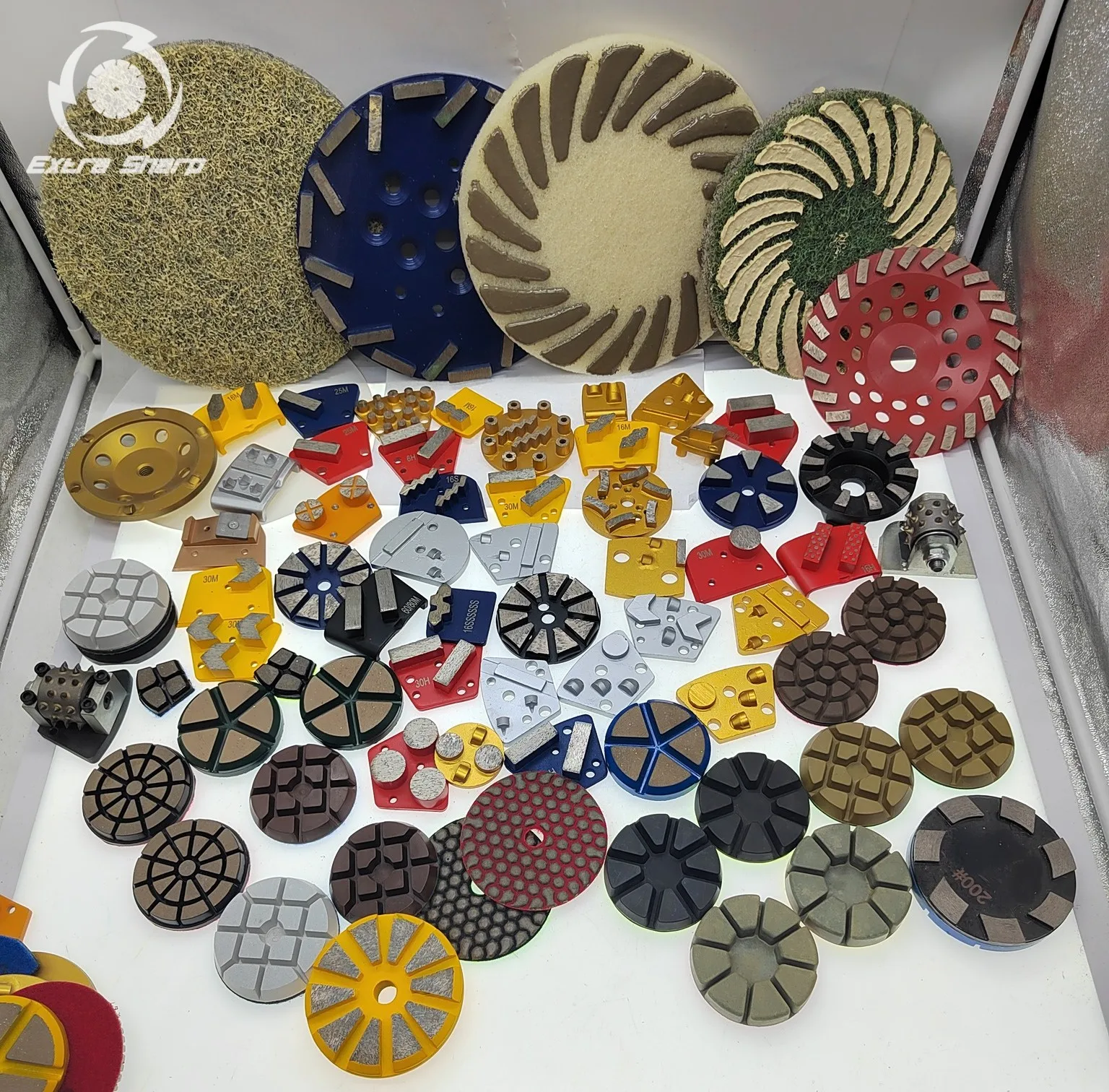 3 inch copper bond diamond polishing puck for concrete