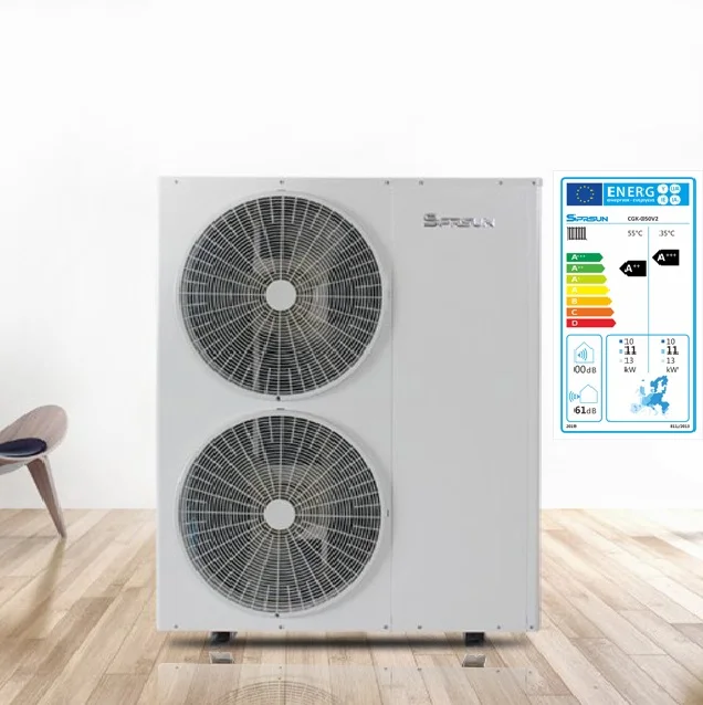SPRSUN Smart A +++ моноблок постоянного тока инвертор тепловой насос воздух-вода для европейского рынка с отчетом CE/ROHS /TUV