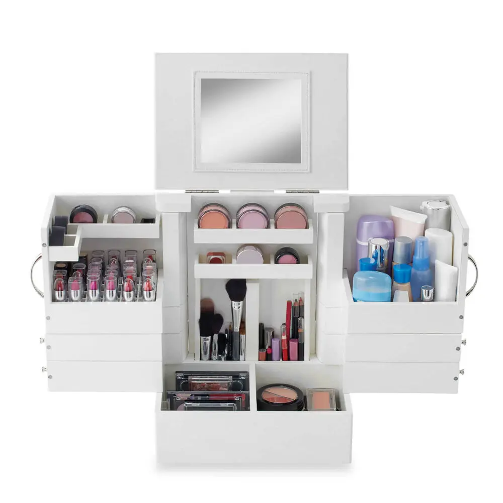 Factory Good Quality Portable Small Container Store Spinning Makeup Organizer
